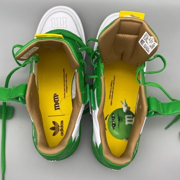 Adidas Originals Forum '84 Low 'Green' x M&Ms Men's Sneakers   -   Size: 7 - Picture 10 of 14